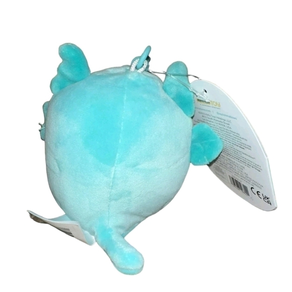 NWT Squishmallows Theotto the Teal Cthuulhu 3" Clip On plush - Picture 9 of 12